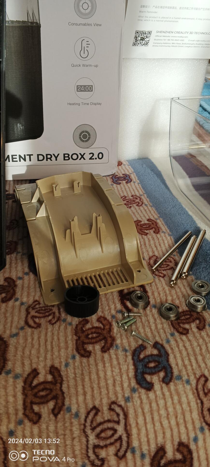 CREALITY Filament Dry Box 2.0 DB-02 Часть II - Inside
