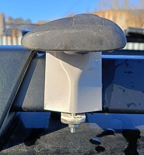 Крепление поперечин на Duster Крепление поперечин на Duster