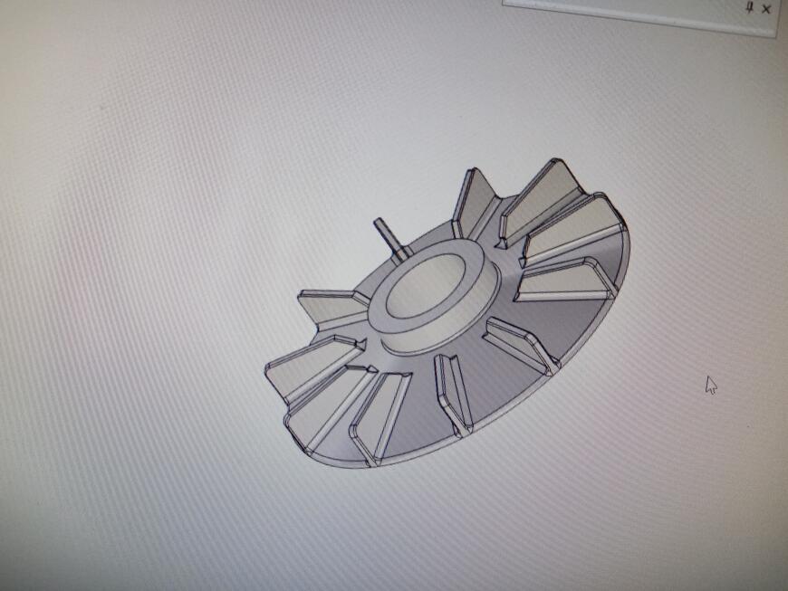 Крыльчатка обдува электродвигателя