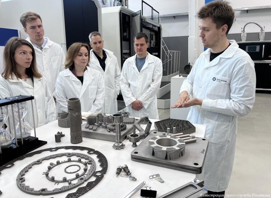 Участники проекта «Промышленный наставник» посетили московский Центр аддитивных технологий Росатома