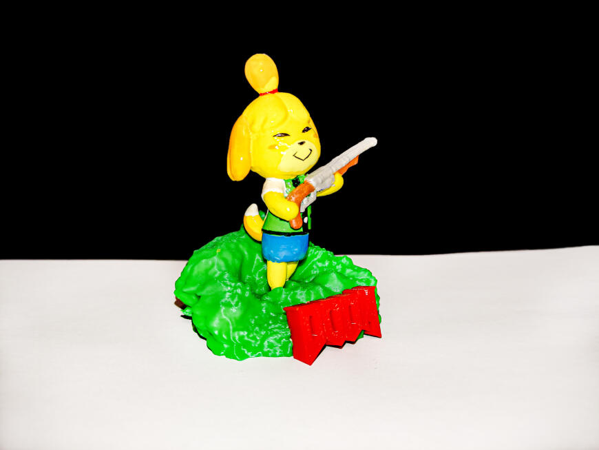 Изабель из Animal Crossing / Doom
