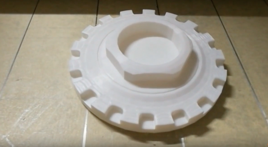 Печать прототипа колесных дисков на профессиональном 3D-принтере Mingda MD-666