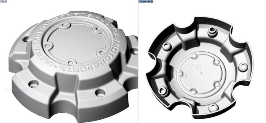 3D-сканирование центрального колпака для диска | 3DMall