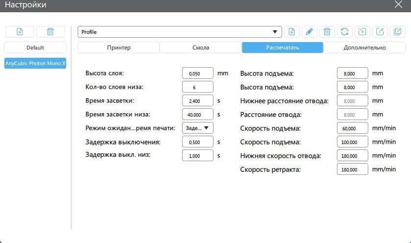 Аникубик фотон моно х - срыв печати