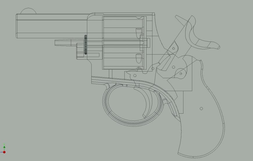 Британский револьвер Webley Bulldog M1872