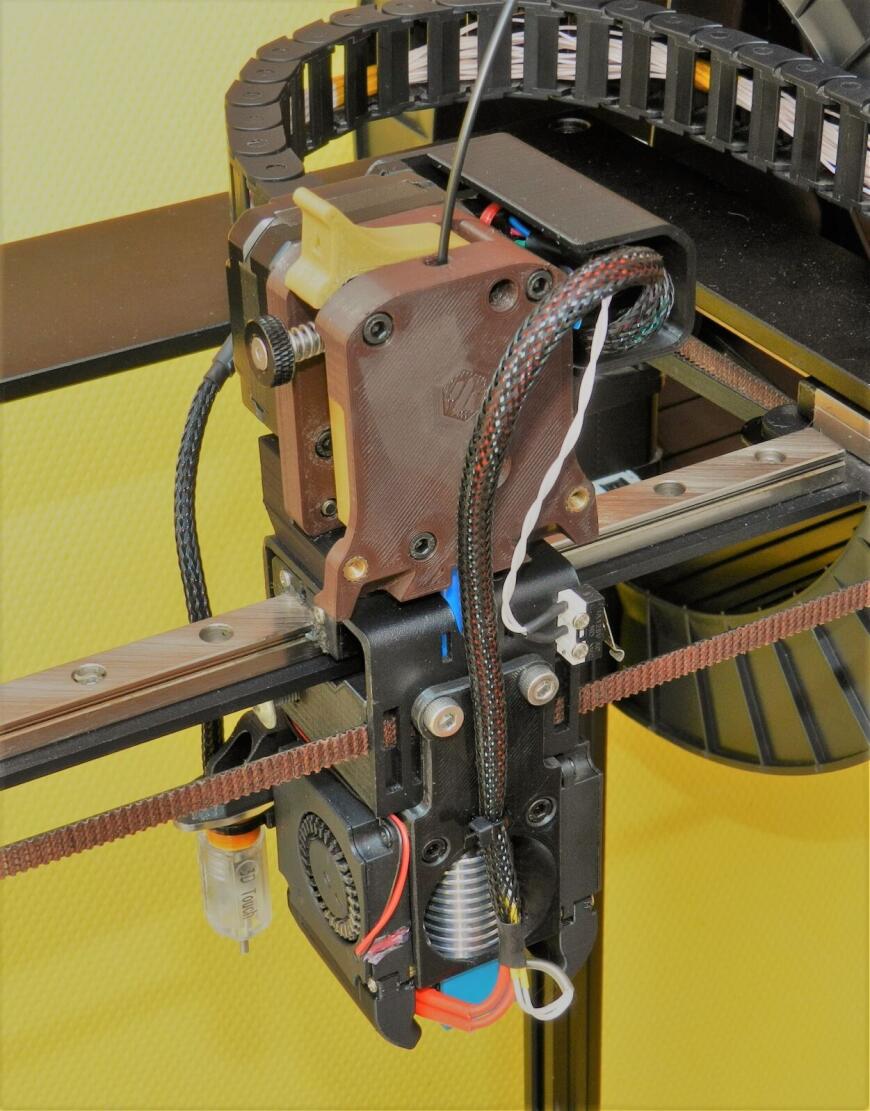 Установка картриджа для хотэнда E3DV6 и Voron-Afterburner экструдера на 3D принтер SAPPHIRE PRO