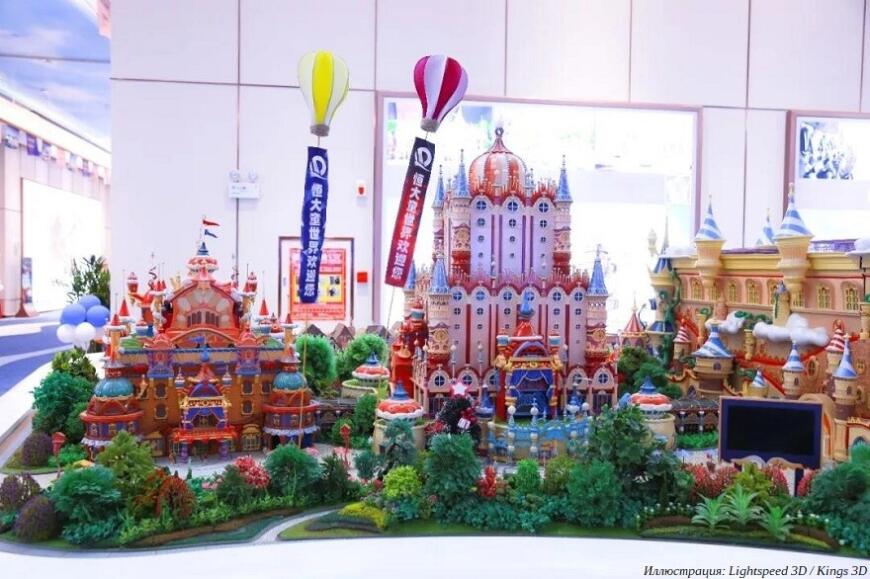  3D-принтеры Kings 3D помогли изготовить масштабный макет развлекательного парка