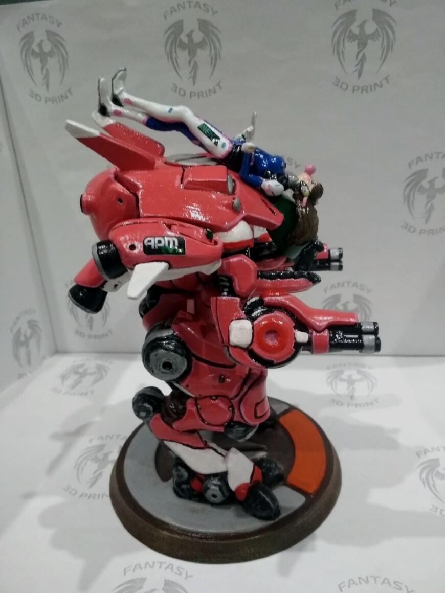 Дива из Overwatch на меке