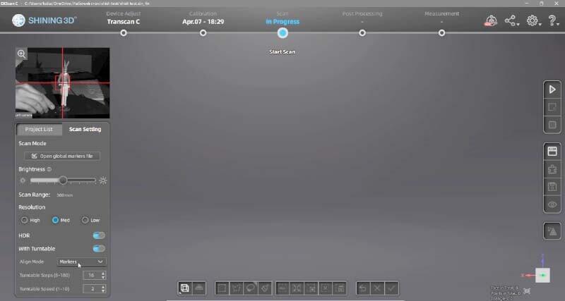 Обзор 3D сканера Shining 3D Transcan C