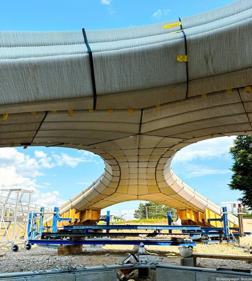 В Швейцарии построили свободнонесущий 3D-печатный мостик