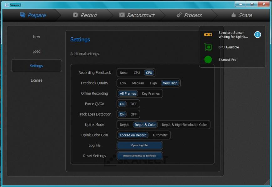 3D Сканер Sense 2-е - как подружить его с программой Skanect? 3D Сканер Sense 2-е - как подружить его с программой Skanect?