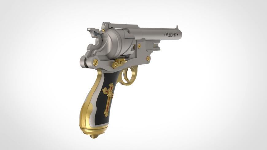 Webley-Fosbery .455 из фильма Ван Хельсинг