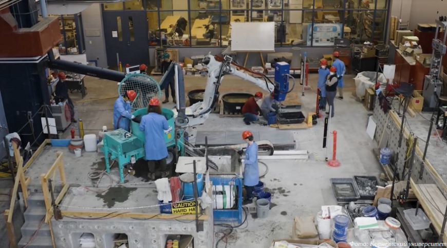 Ученые Корнеллского университета разрабатывают технологию подводной 3D-печати бетоном