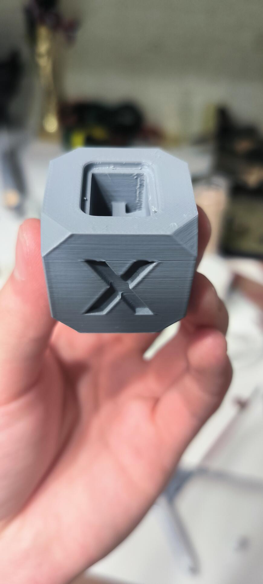 Полосы при печати bambu lab a1