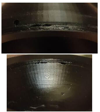 Рыхлость начальных слоев при печати полимером Anycubic Washable