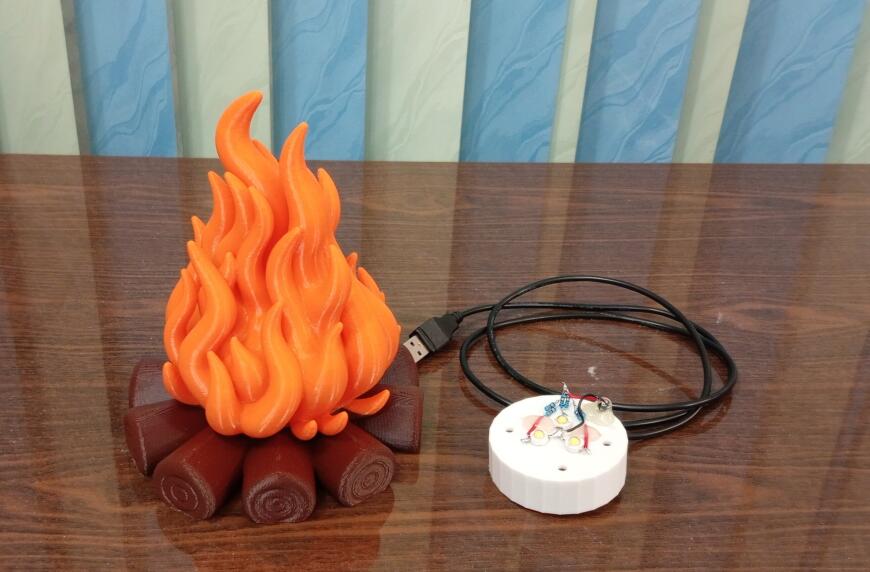 Новогодний костер, из серии 