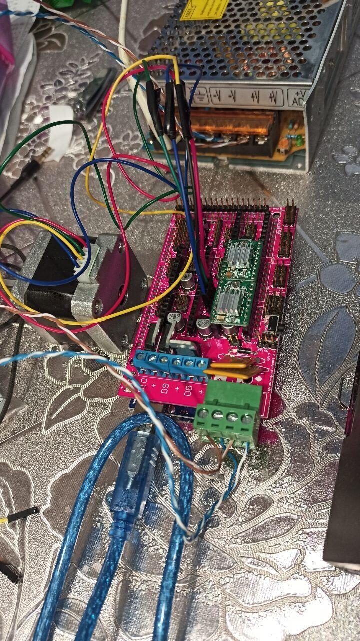 Arduino mega2560 RAMPS 1.4 не работает шаговый Arduino mega2560 RAMPS 1.4 не работает шаговый