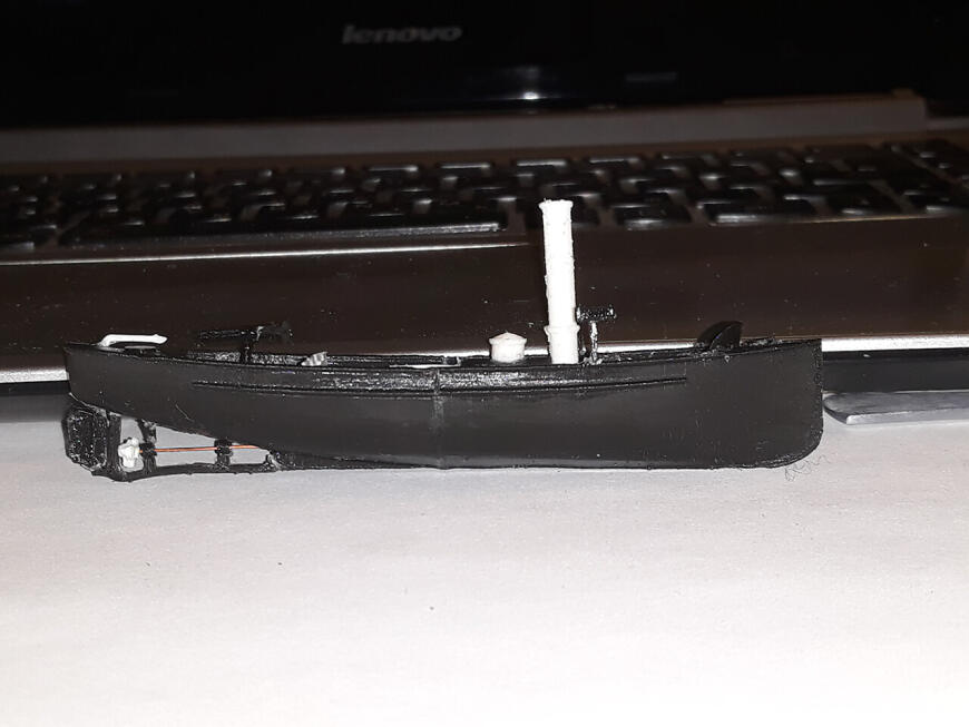 Кораблик из PLA и ABS