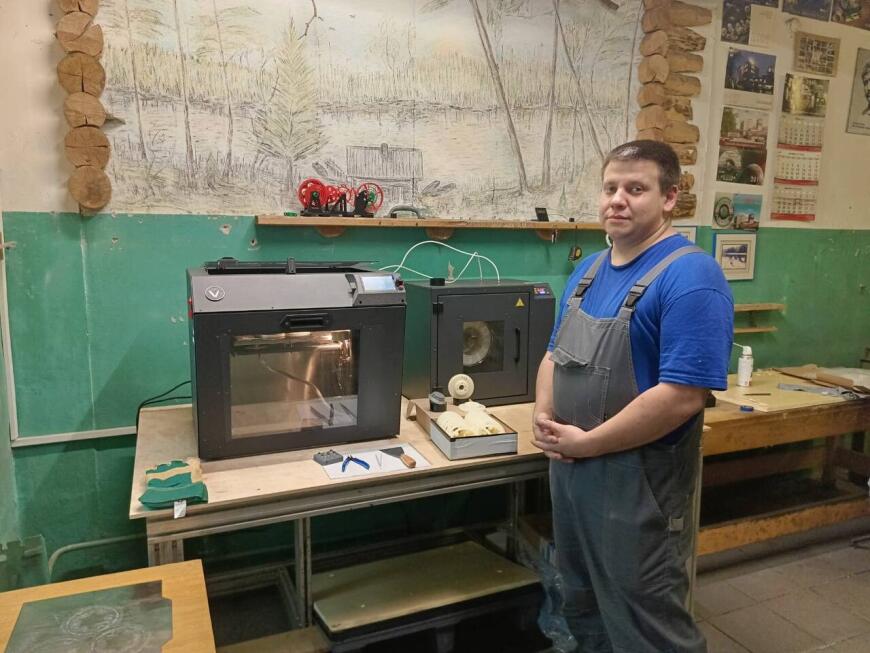 Кейс: использование 3D-Принтера Volgobot A4 PRO на Лужском абразивном заводе