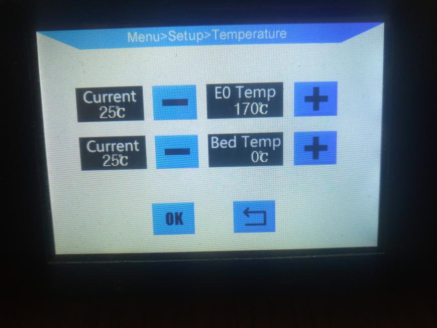 Как изменить в прошивке, для преднагрева, выводимую температуру сопла на экран Anycubic I3 MEGA?