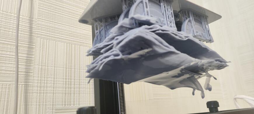 Проблемы при печати на фотополимерном принтере