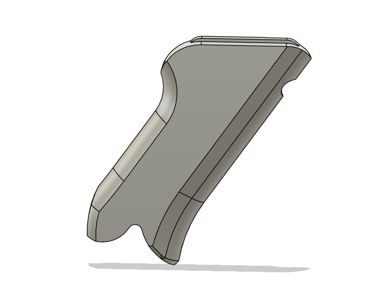 Как сделать накатку (knurling) на сложной поверхности?