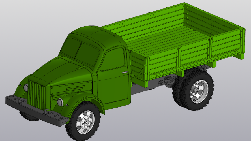 Газ-51 (Версия 1.0) Масштаб 1:64