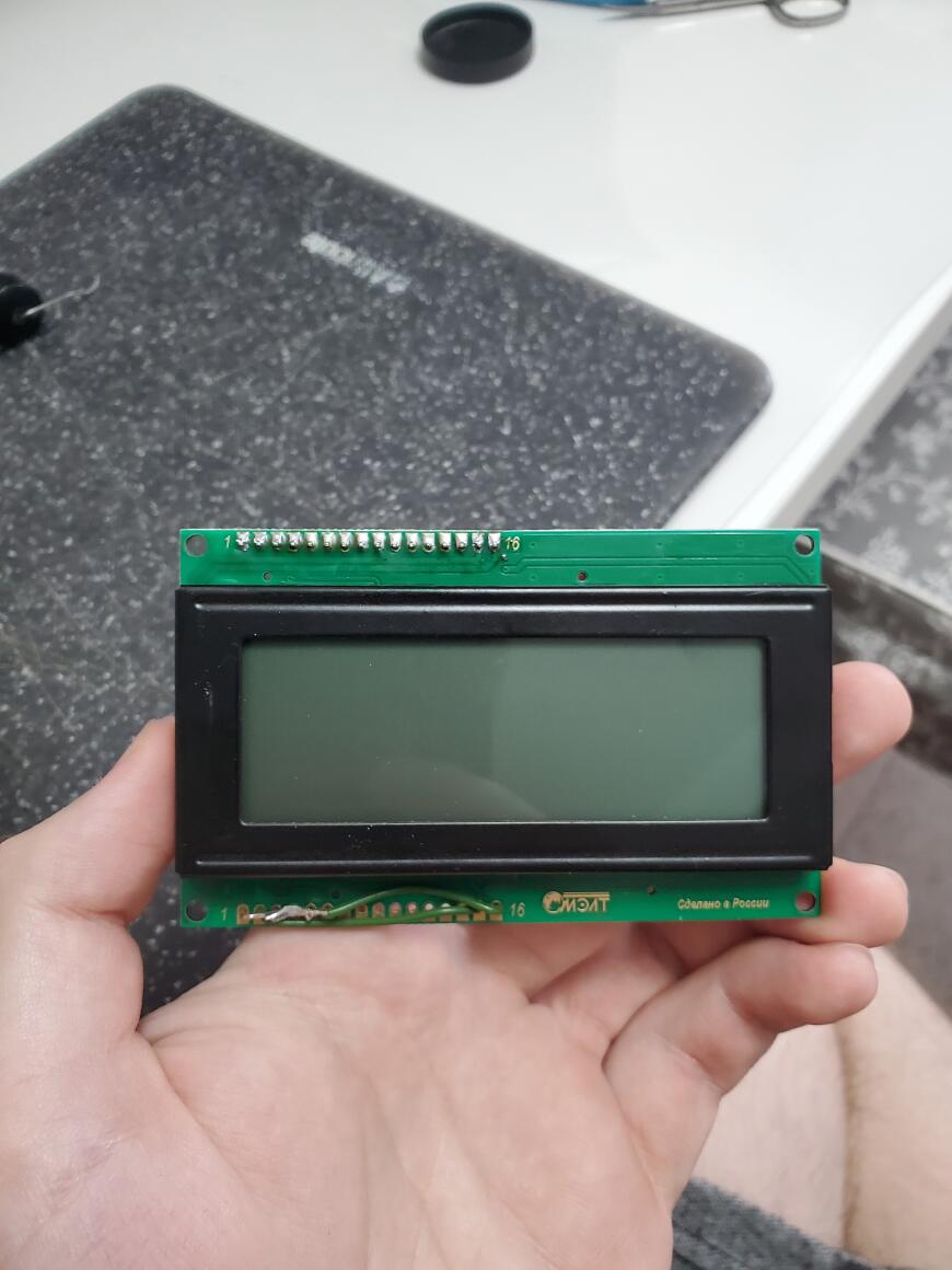 Подключение обычного LCD к порту EXP Подключение обычного LCD к порту EXP