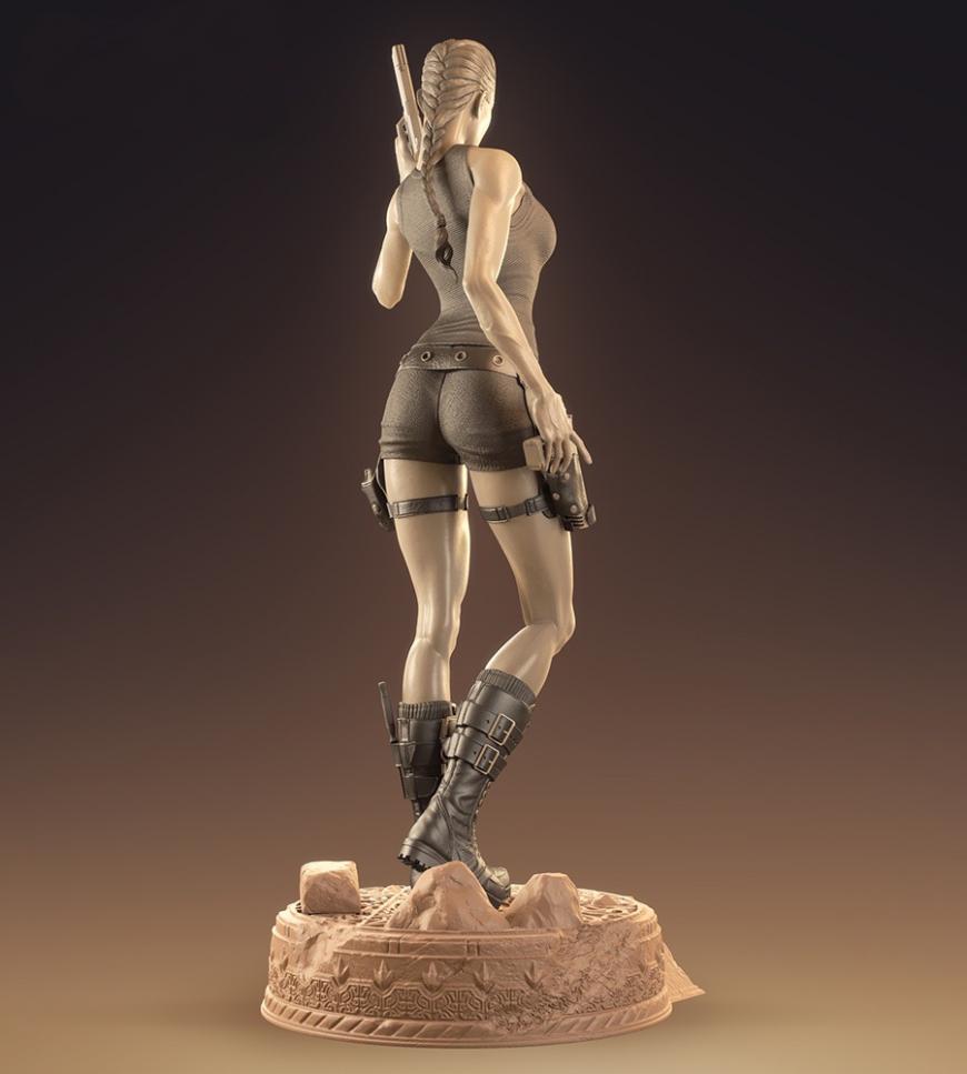 Angelina Jolie as Lara Croft прототип.