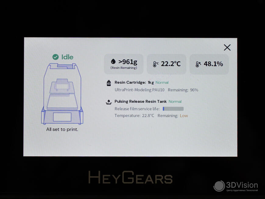 LCD - принтеры HeyGears Reflex и Reflex RS: новинка на российском рынке