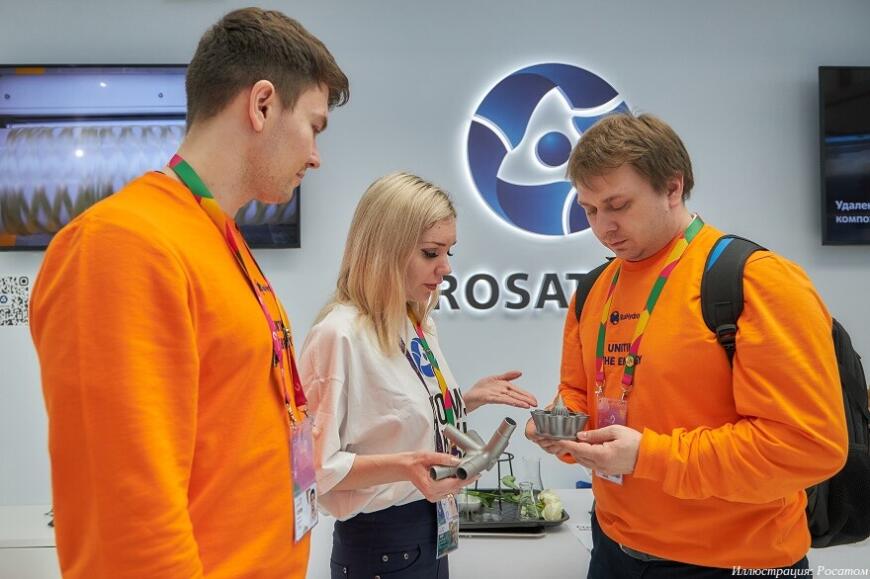 Росатом представил разработки в сфере 3D-печати на Всемирном фестивале молодежи