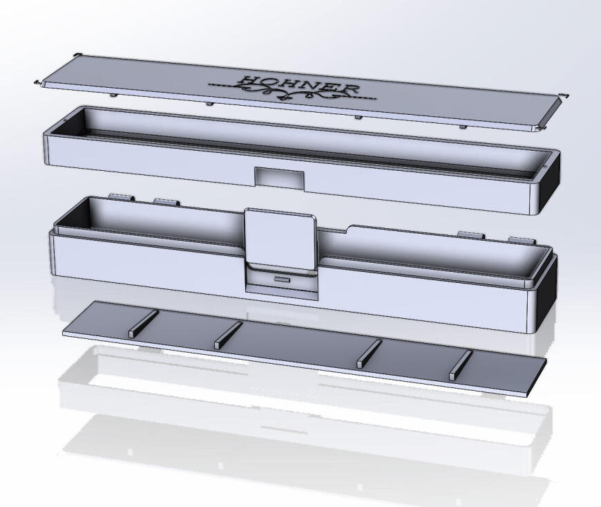 Футляр губной гармошки