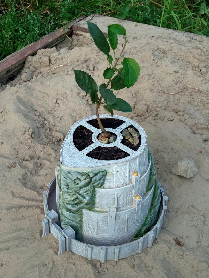 Минас Тирит (Minas Tirith). Кашпо для растений