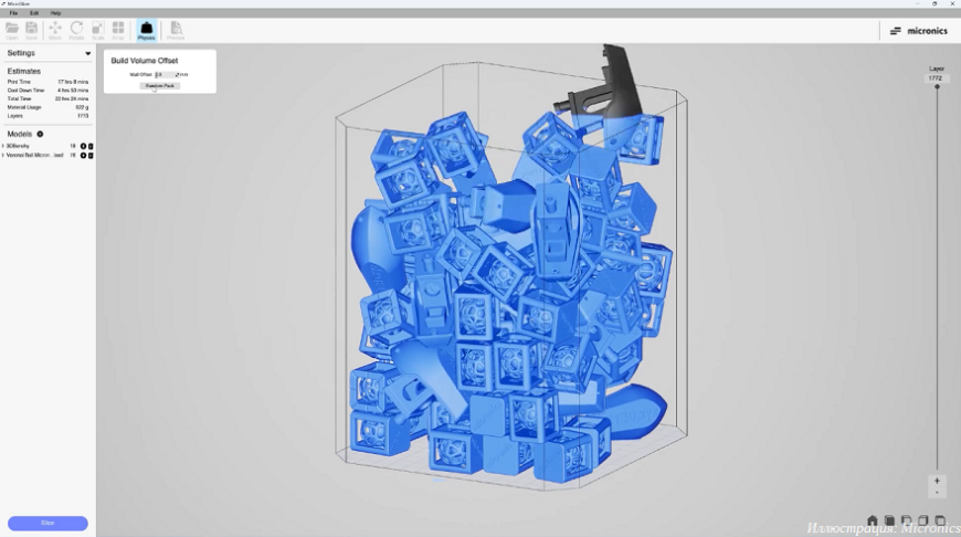 Компания Micronics анонсировала бюджетный SLS 3D-принтер