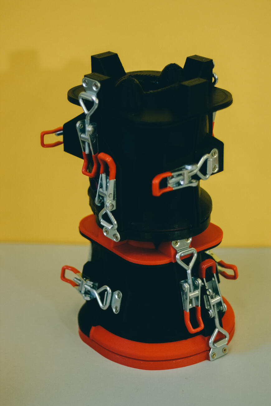 Печать кожуха для силиконовой литейной формы 3