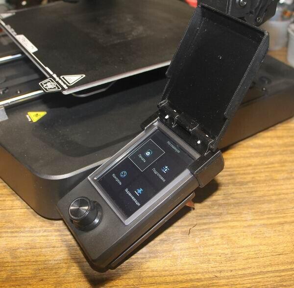 Защитное стекло и крышка для экрана на Creality Ender-3 V3 SE
