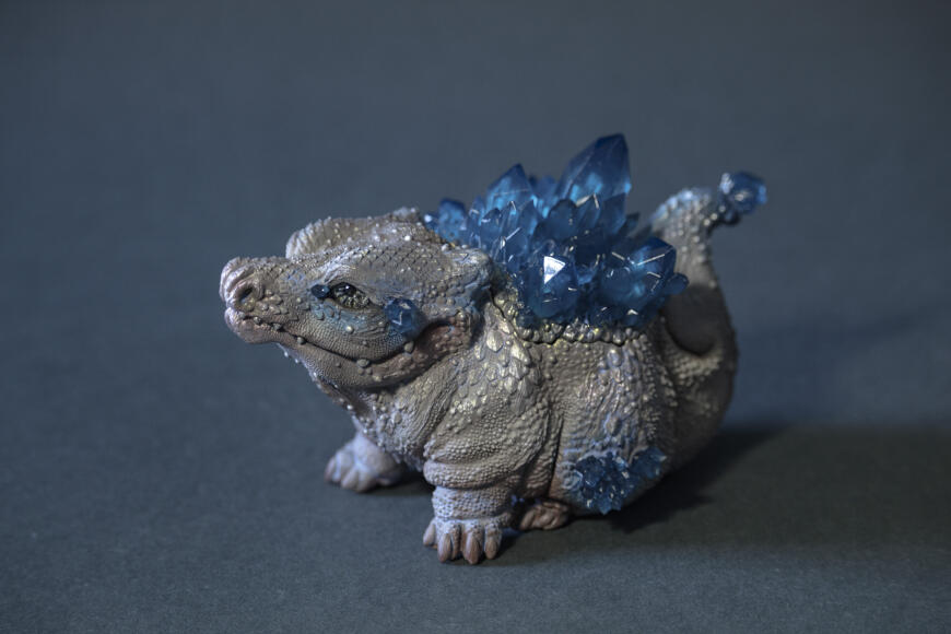 Micro-Croc - милая 3Д печатная шкатулка собственной разработки.
