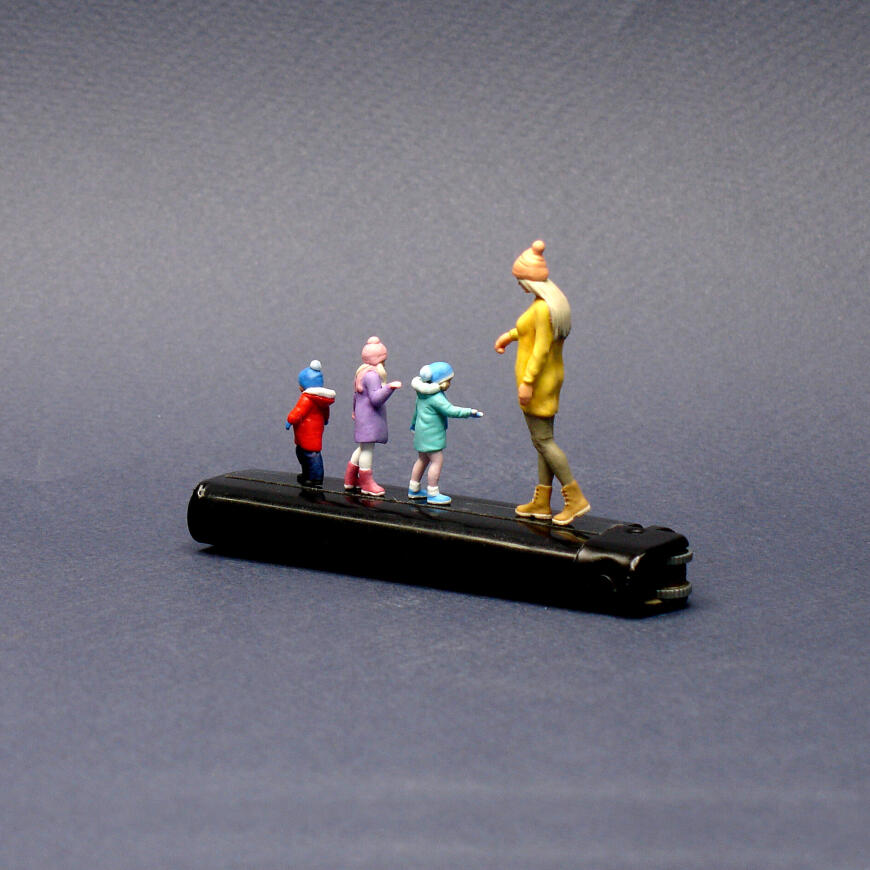 Детишки. Зимний вариант.