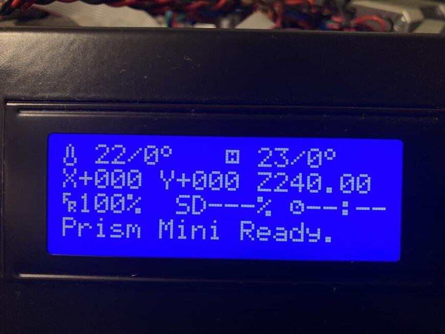 Глючит автокалибровка Prism mini