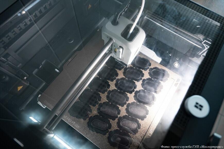 На 3D-принтерах Мосгортранса уже напечатаны около тысячи деталей автобусов и электробусов