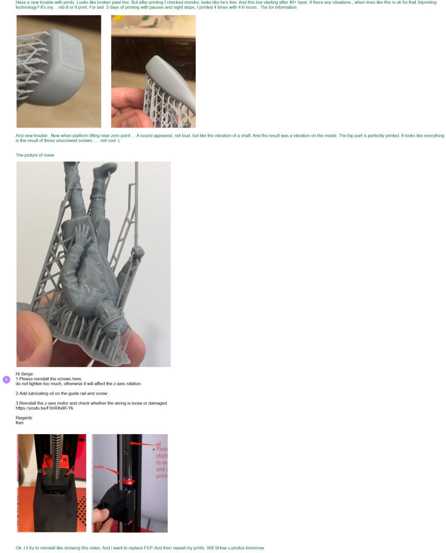 Elegoo SATURN. БРАК. Если попали на темную сторону.