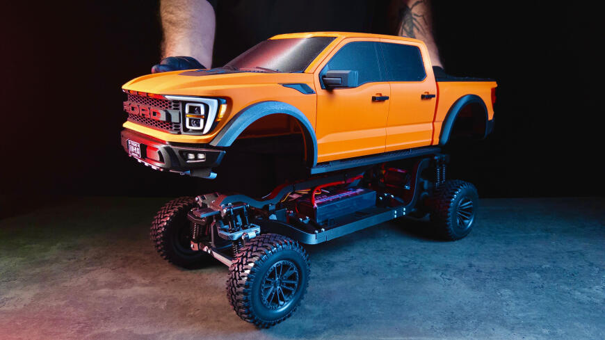 RC модель Ford F-150 Raptor на 3D принтере