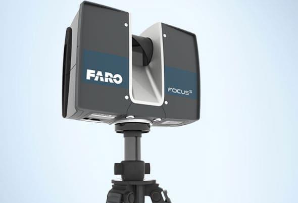 Измерение раскаленного тигля лазерным 3D-сканером FARO Focus для определения его технического состояния