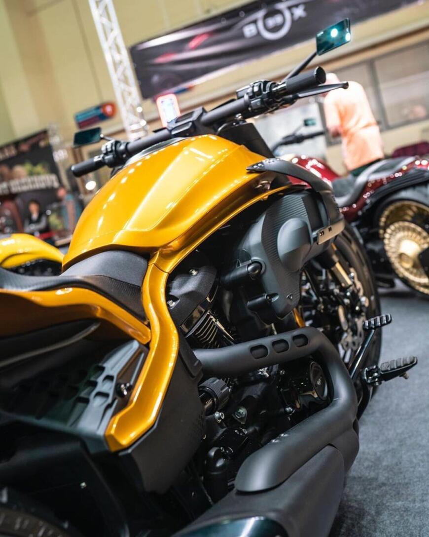 Напечатали обвес на Harley-Davidson FXDR от @box39co