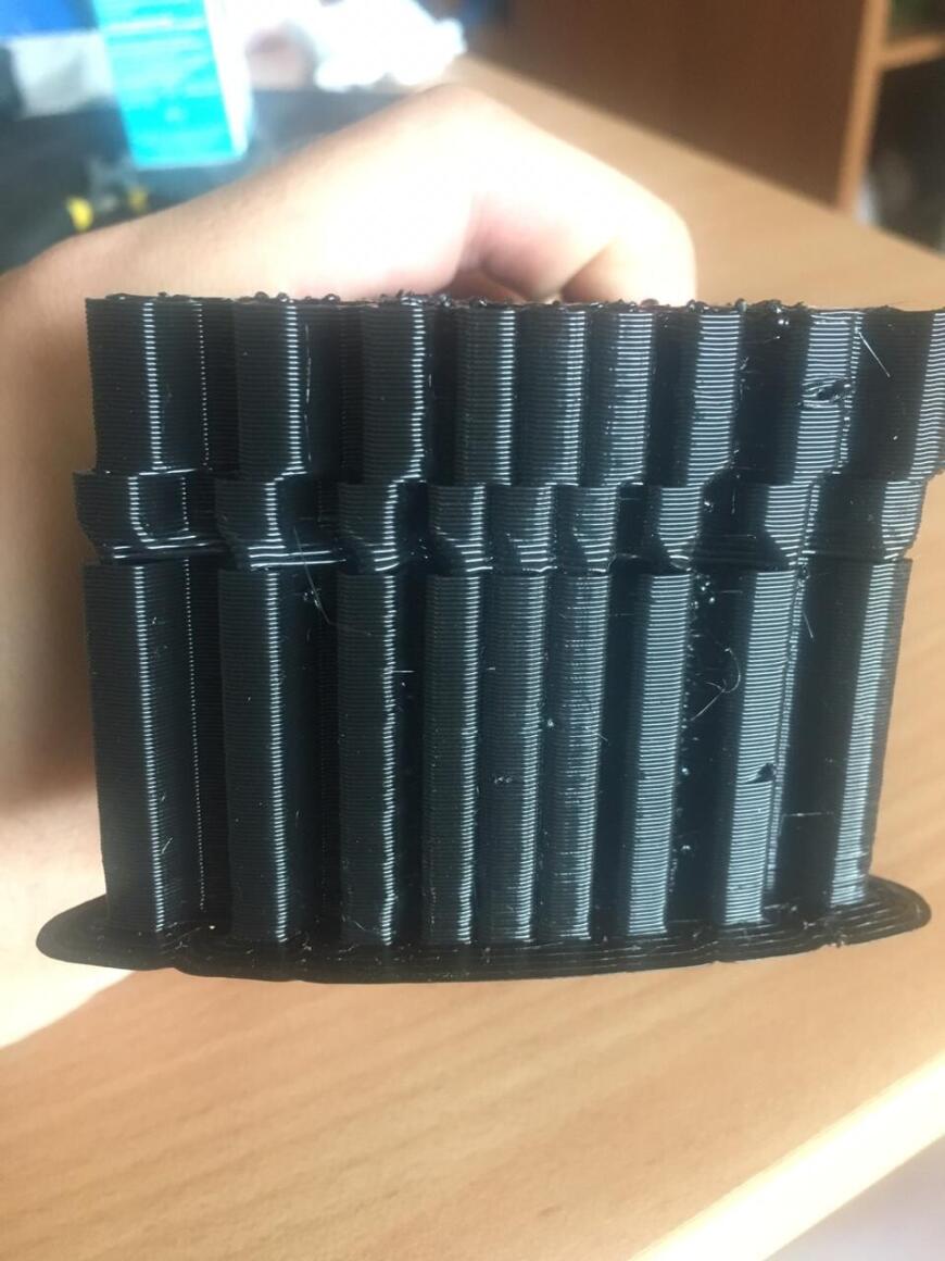 Печать PETG Смещение рядов