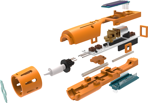 Сборка своих 3D-ручек.