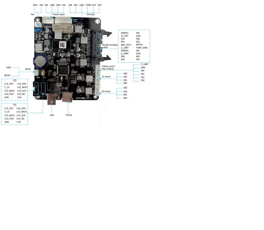 подскажет Какое входное и выходные напряжение на материнской плате ET4-MB_V1.1