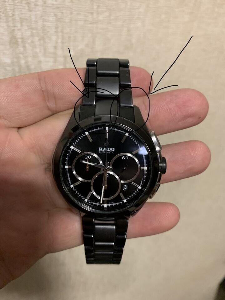 Ремонт дорогих часов Rado hyperchrome Ремонт дорогих часов Rado hyperchrome
