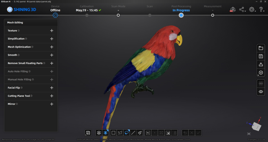 Новинка от SHINING 3D – 3D-сканер EinScan H2