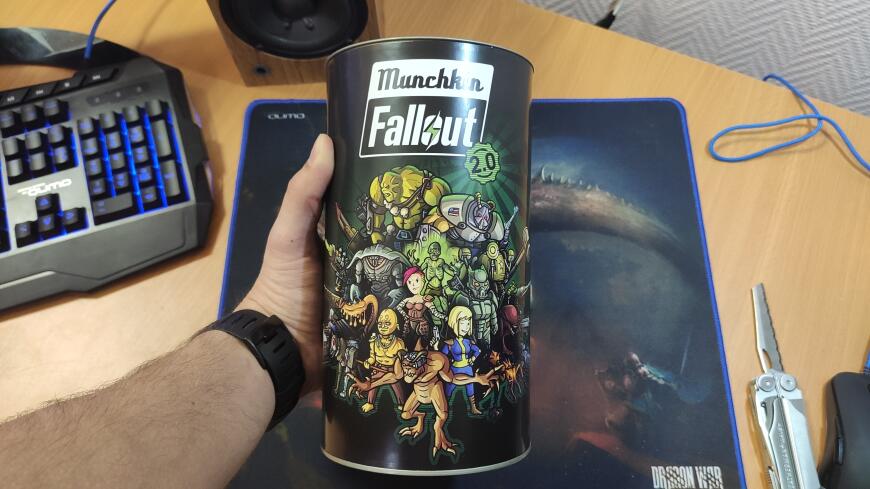 Настолка по Fallout полностью напечатанная на принтере.